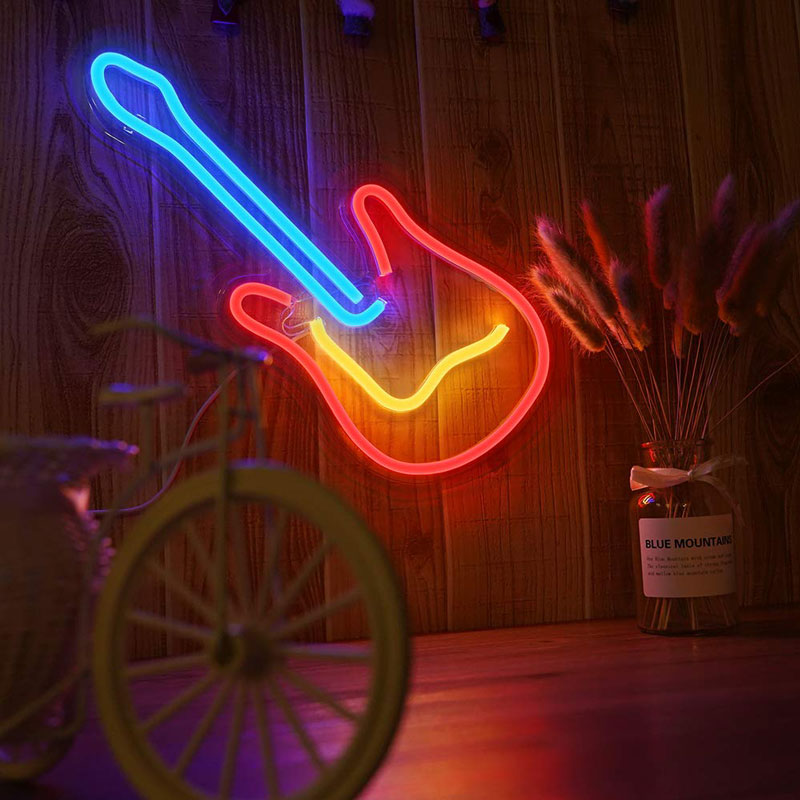 Guitar LED Neon Light